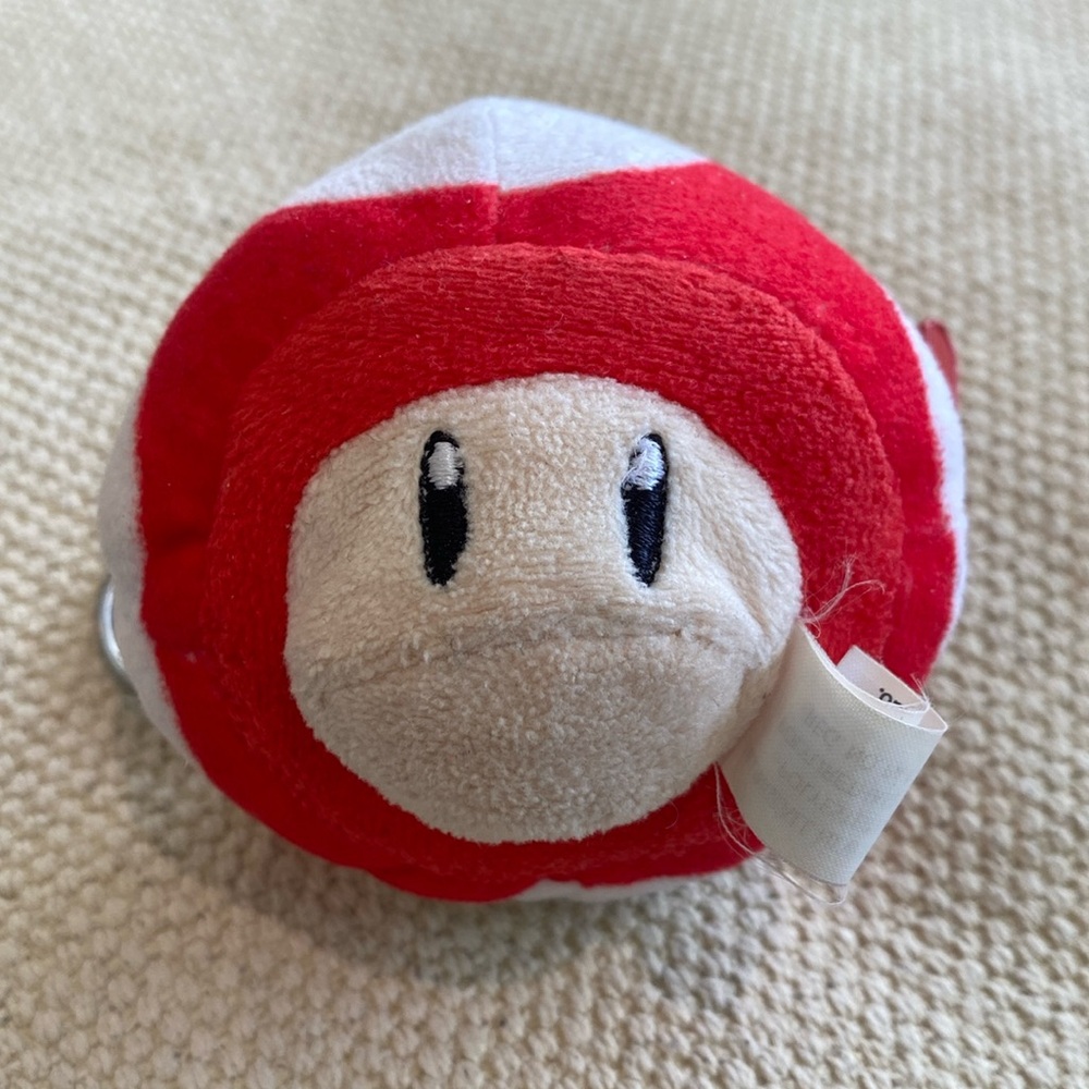 Vintage 2015 Nintendo PDP Super Mushroom DS Game Pouch Rare Metal Split Ring 24